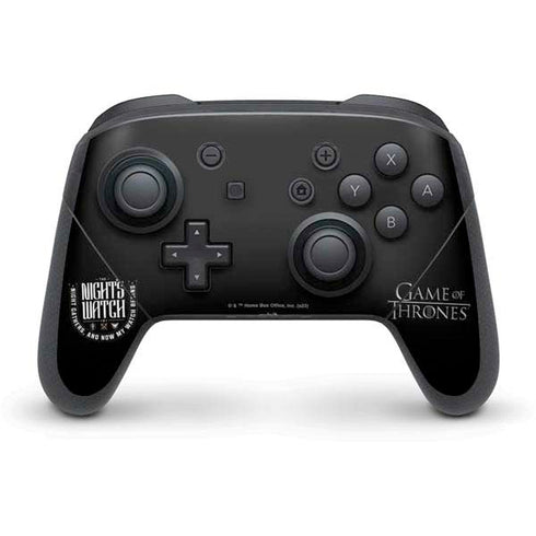 Game of Thrones: The Nights Watch Nintendo Switch Pro Controller Skin