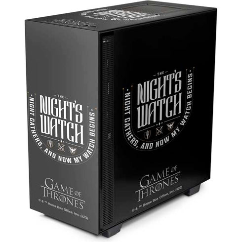 Game of Thrones: The Nights Watch NZXT H510 Compact ATX Mid-Tower Case Skin