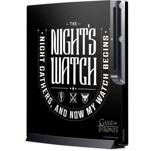 Game of Thrones: The Nights Watch Playstation 3 & PS3 Slim Skin