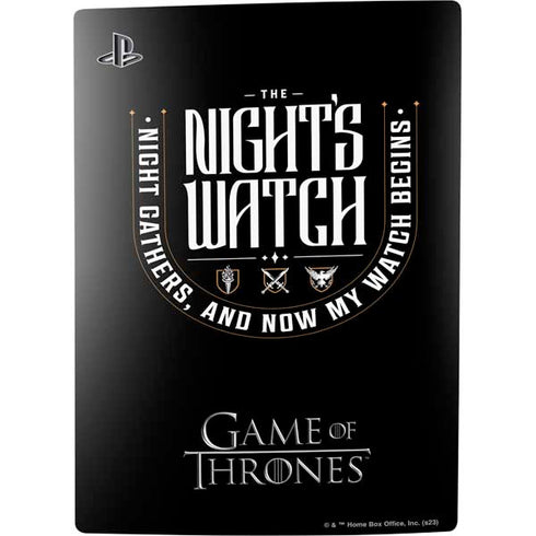 Game of Thrones: The Nights Watch PS5 Digital Edition Console Skin