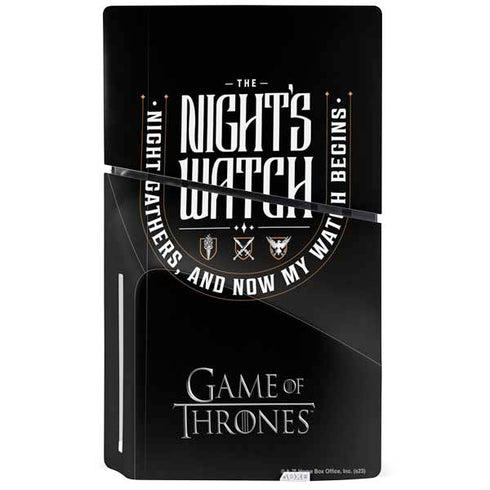 Game of Thrones: The Nights Watch PS5 Slim Disk Console Skin