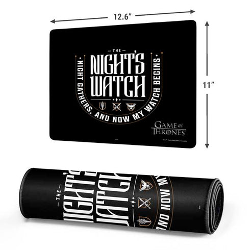 Game of Thrones: The Nights Watch Gaming Mouse Pad