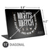 Game of Thrones: The Nights Watch Universal Laptop 11in (8.8 x 6.2in) Skin