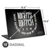 Game of Thrones: The Nights Watch Universal Laptop 18in (14.6 x 10.6in) Skin