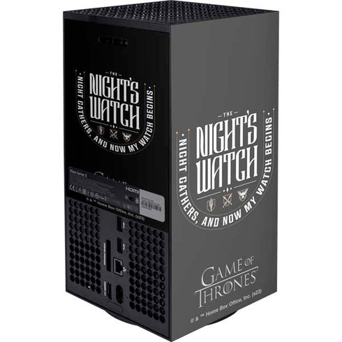 Game of Thrones: The Nights Watch XBox Series X Digital Edition Console Skin