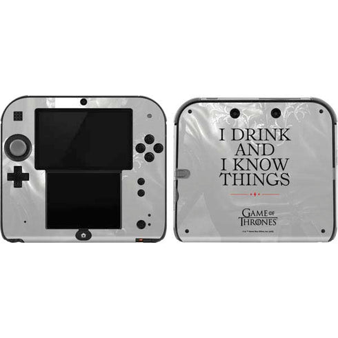 Game of Thrones: Tyrion Lannister Quote Nintendo 2DS Skin
