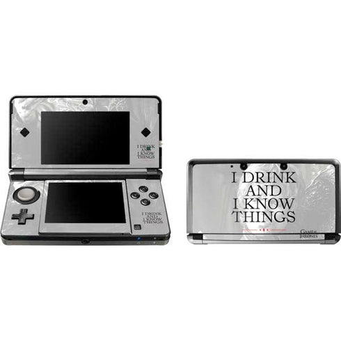 Game of Thrones: Tyrion Lannister Quote 3DS (2011) Skin