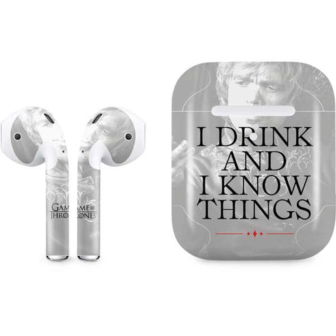 Game of Thrones: Tyrion Lannister Quote Apple AirPods 2 Skin