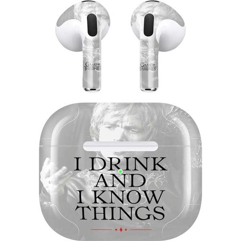 Game of Thrones: Tyrion Lannister Quote Apple AirPods (3rd Gen 2021) Skin