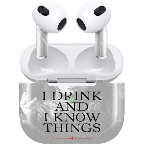 Game of Thrones: Tyrion Lannister Quote Apple AirPods (3rd Gen 2021) Skin