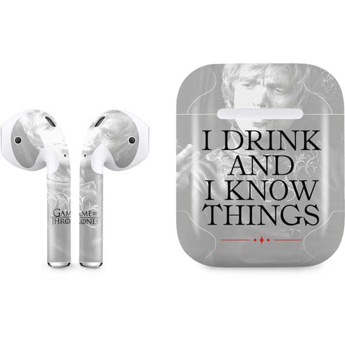 Game of Thrones: Tyrion Lannister Quote Apple AirPods Skin