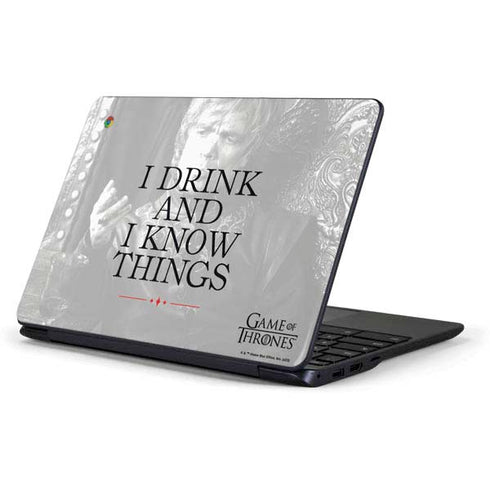 Game of Thrones: Tyrion Lannister Quote Samsung Chromebook Skin