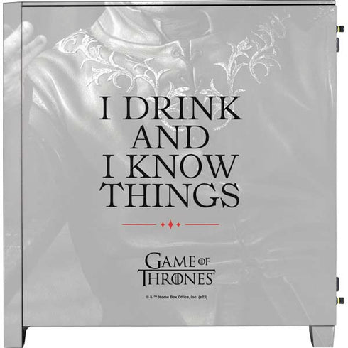 Game of Thrones: Tyrion Lannister Quote Corsair 4000D Tempered Glass Mid-Tower ATX Case Skin