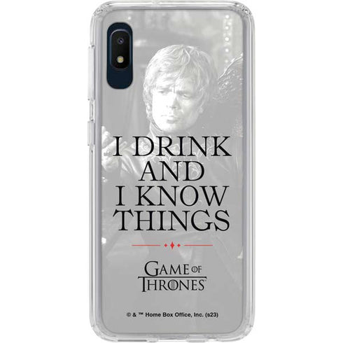 Game of Thrones: Tyrion Lannister Quote Galaxy A10e Clear Case