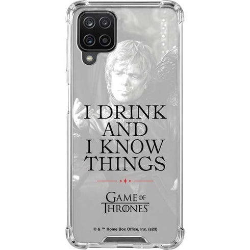 Game of Thrones: Tyrion Lannister Quote Galaxy A12 Clear Case