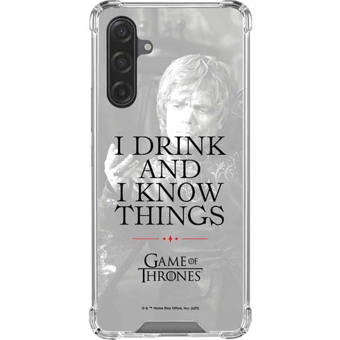 Game of Thrones: Tyrion Lannister Quote Galaxy A17 Clear Case
