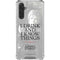 Game of Thrones: Tyrion Lannister Quote Galaxy A17 Clear Case
