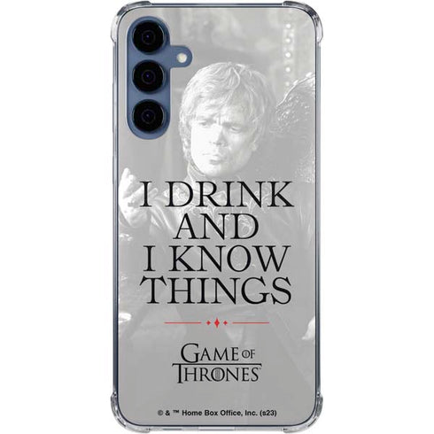Game of Thrones: Tyrion Lannister Quote Galaxy A35 5G Clear Case