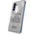 Game of Thrones: Tyrion Lannister Quote Galaxy A35 5G Clear Case