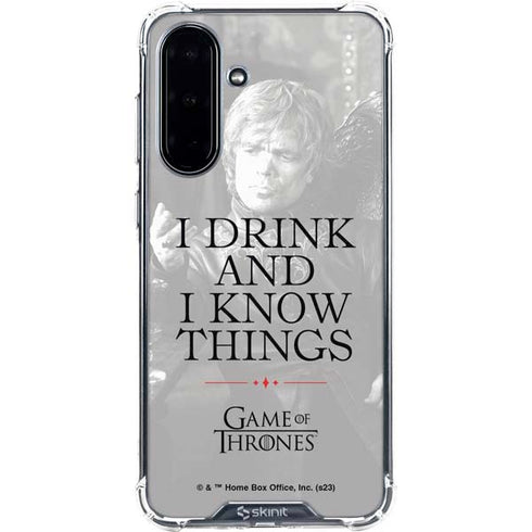Game of Thrones: Tyrion Lannister Quote Galaxy A36 5G Clear Case