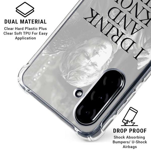 Game of Thrones: Tyrion Lannister Quote Galaxy A36 5G Clear Case