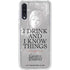 Game of Thrones: Tyrion Lannister Quote Galaxy A50 Clear Case