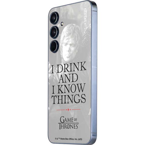 Game of Thrones: Tyrion Lannister Quote Galaxy A55 5G Skin