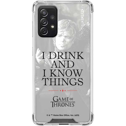 Game of Thrones: Tyrion Lannister Quote Galaxy A72 5G Clear Case