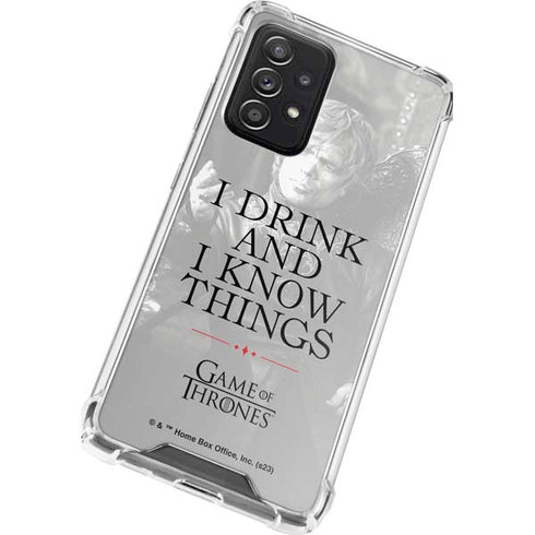 Game of Thrones: Tyrion Lannister Quote Galaxy A72 5G Clear Case