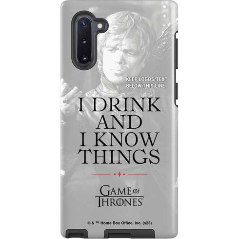 Game of Thrones: Tyrion Lannister Quote Galaxy Note 10 Pro Case