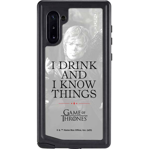 Game of Thrones: Tyrion Lannister Quote Galaxy Note 10 Waterproof Case