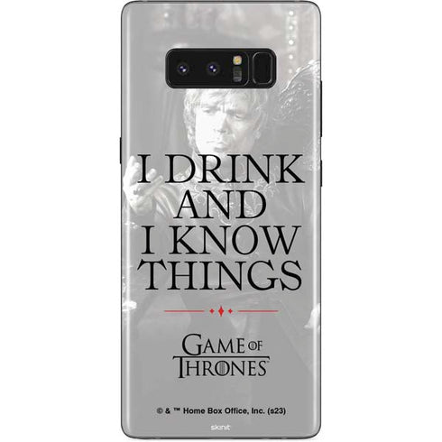 Game of Thrones: Tyrion Lannister Quote Galaxy Note 8 Skin