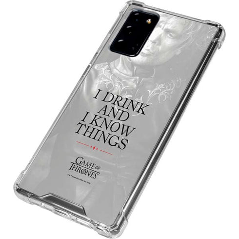 Game of Thrones: Tyrion Lannister Quote Galaxy Note20 5G Clear Case
