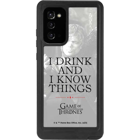 Game of Thrones: Tyrion Lannister Quote Galaxy Note20 5G Waterproof Case