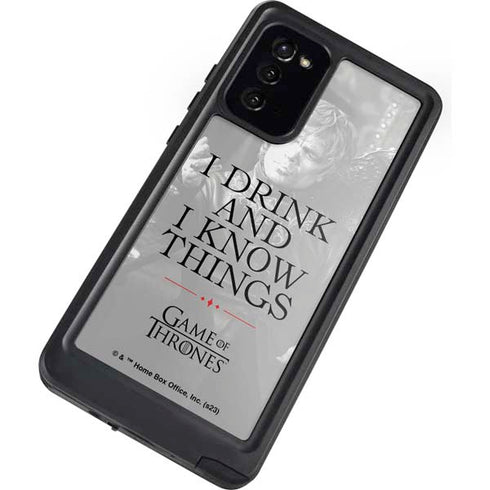 Game of Thrones: Tyrion Lannister Quote Galaxy Note20 5G Waterproof Case