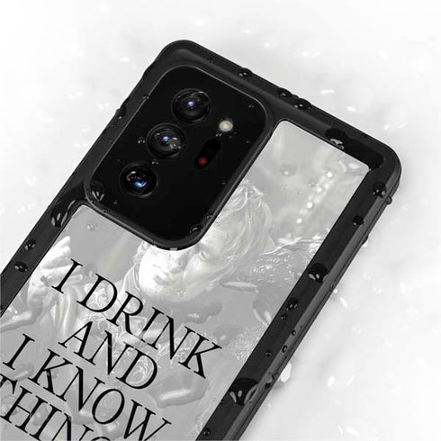Game of Thrones: Tyrion Lannister Quote Galaxy Note20 Ultra 5G Waterproof Case