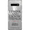 Game of Thrones: Tyrion Lannister Quote Galaxy S10 Plus Skin