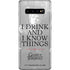 Game of Thrones: Tyrion Lannister Quote Galaxy S10 Plus Skin