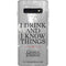 Game of Thrones: Tyrion Lannister Quote Galaxy S10 Skin