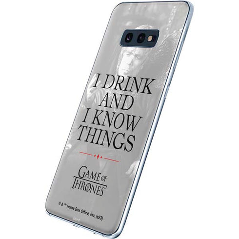 Game of Thrones: Tyrion Lannister Quote Galaxy S10e Skin