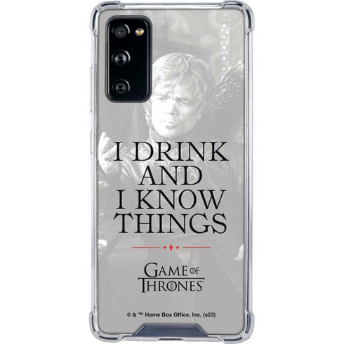 Game of Thrones: Tyrion Lannister Quote Galaxy S20 FE Clear Case