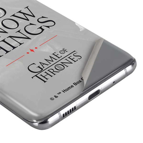 Game of Thrones: Tyrion Lannister Quote Galaxy S20 Plus Skin