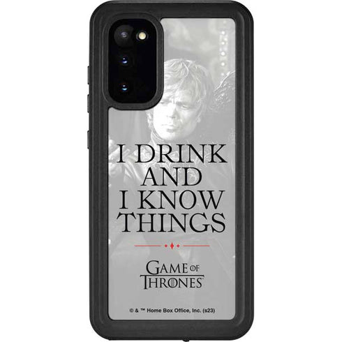 Game of Thrones: Tyrion Lannister Quote Galaxy S20 Waterproof Case