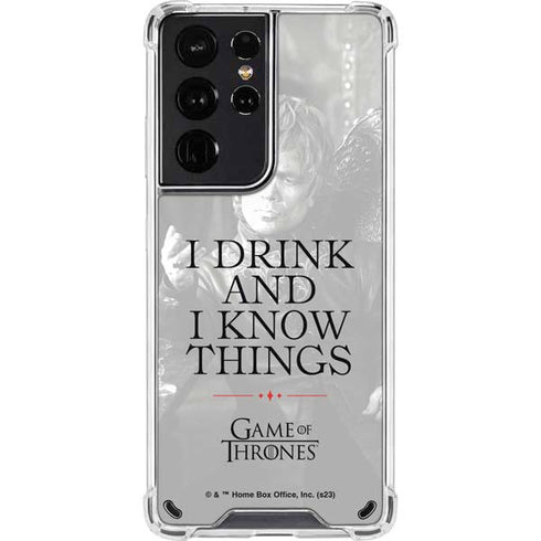 Game of Thrones: Tyrion Lannister Quote Galaxy S21 Ultra 5G Clear Case
