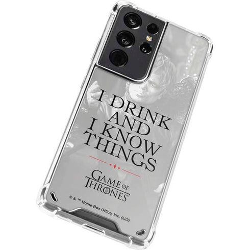 Game of Thrones: Tyrion Lannister Quote Galaxy S21 Ultra 5G Clear Case