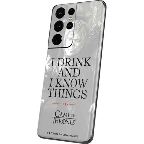 Game of Thrones: Tyrion Lannister Quote Galaxy S21 Ultra 5G Skin