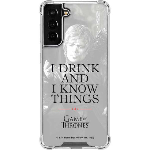 Game of Thrones: Tyrion Lannister Quote Galaxy S22 Plus Clear Case