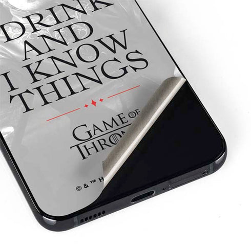 Game of Thrones: Tyrion Lannister Quote Galaxy S22 Plus Skin