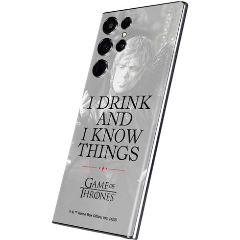 Game of Thrones: Tyrion Lannister Quote Galaxy S22 Ultra Skin