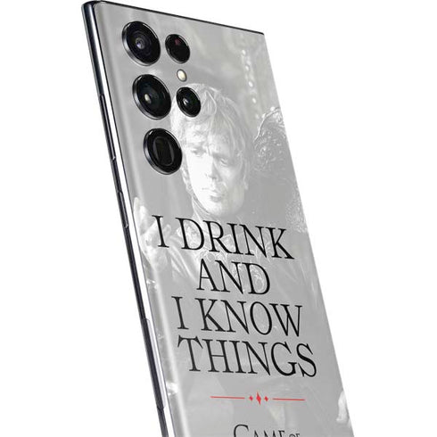 Game of Thrones: Tyrion Lannister Quote Galaxy S22 Ultra Skin